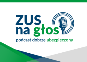 logo podkastów ZUS na głos