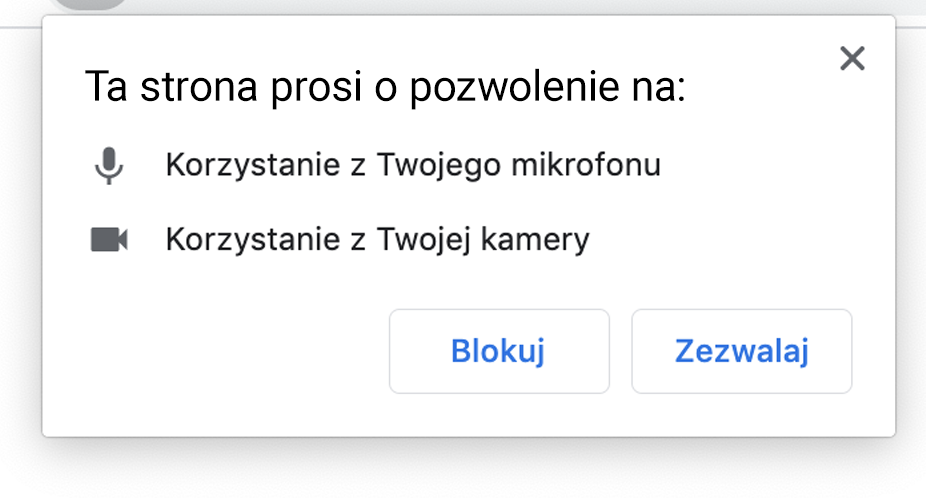 rysunek nr 6 zrzut z ekranu Wyskakujące okienko w przeglądarce Chrome